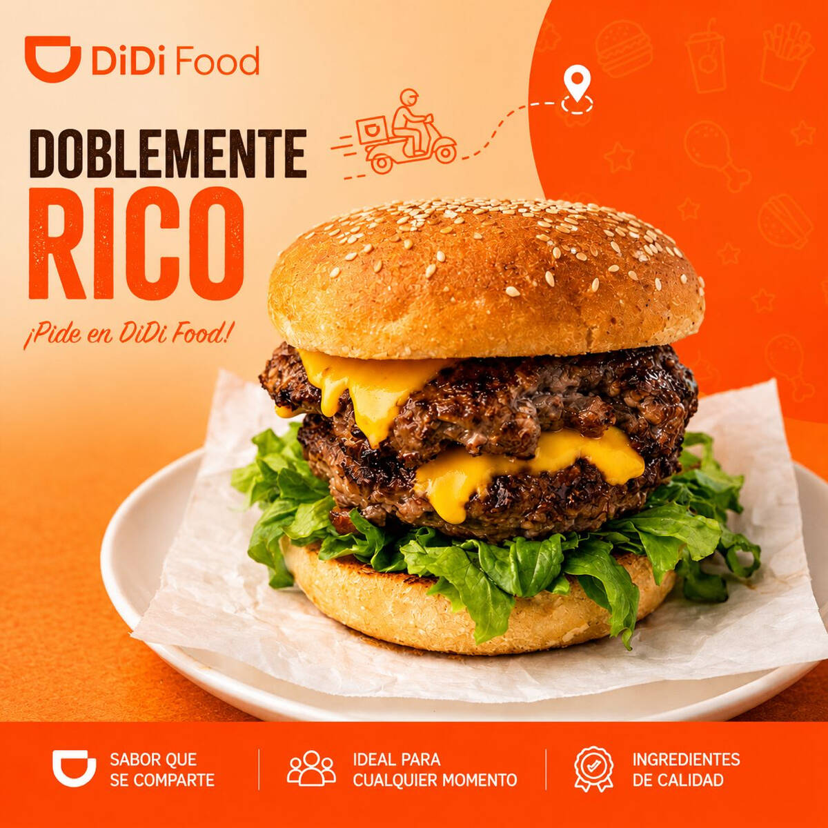 Hamburguesa Doble