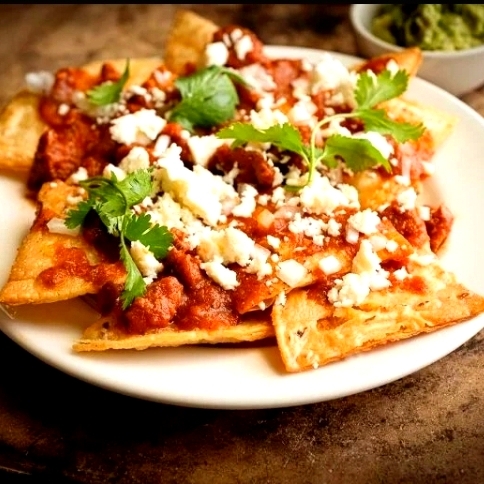 Chilaquiles con Chorizo