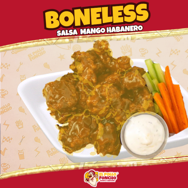 BONELESS 12pzs (Salsa Mango Habanero)