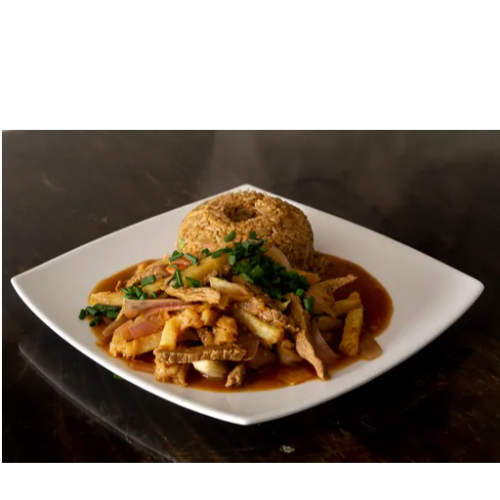 Plato Criollo Lomo Saltado de Carne