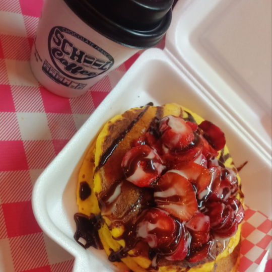 Hot Cakes con Café Instantáneo de 250ml
