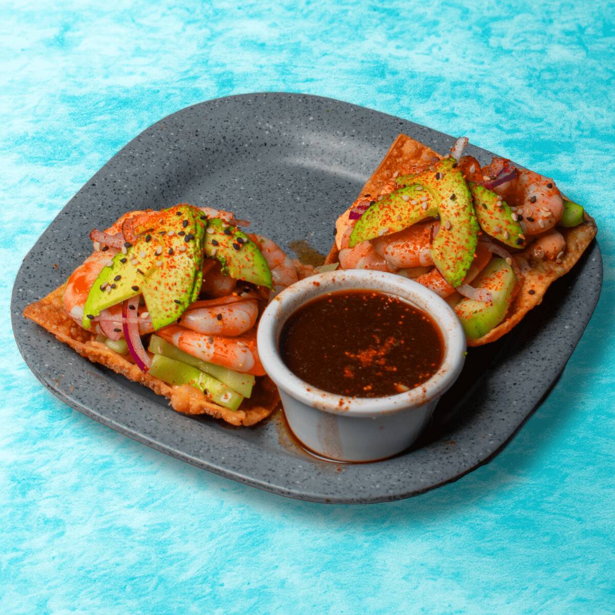 Tostadas de Camarón 2 Pzas