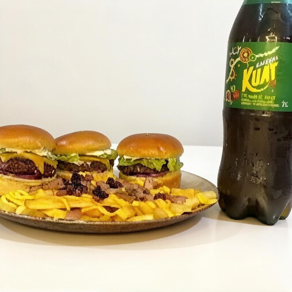 Acompanha 3 vielinha,batata com bacon e cheddar,refrigerante 2l.