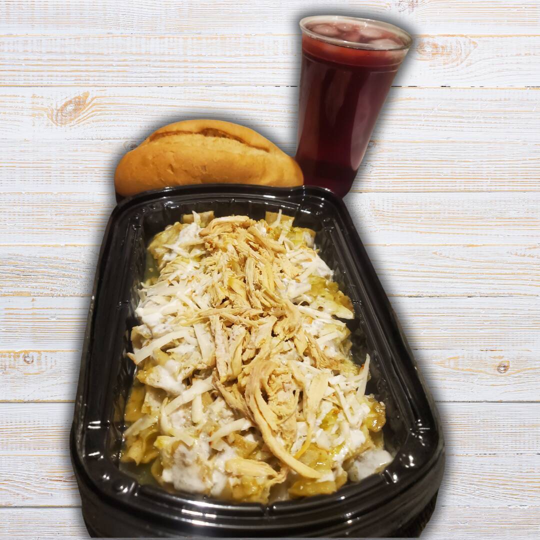 Combo Chilaquiles + Agua 1/2 L