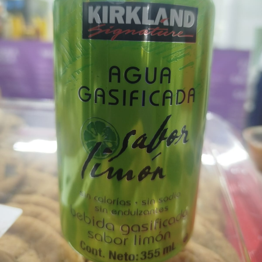 Agua Gasificada Limón