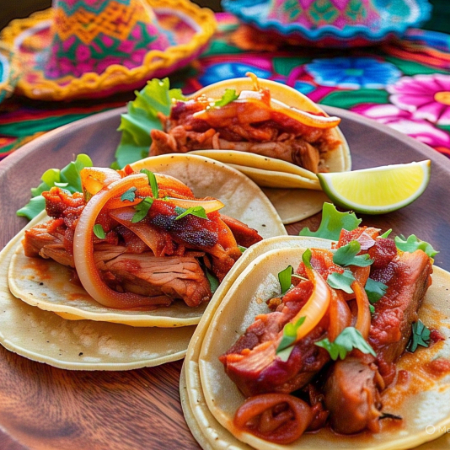 Taco de Carne Adobada GRANDE