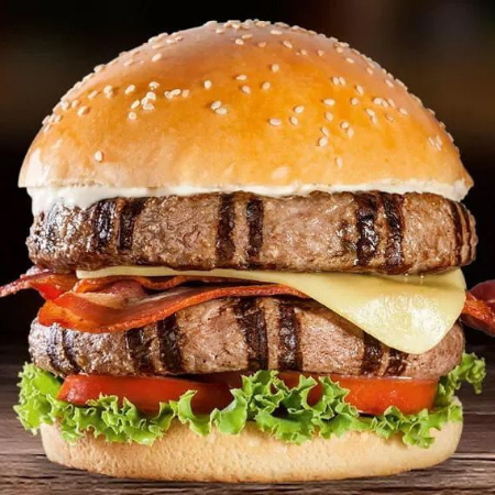 Hamburguesa Clásica Doble