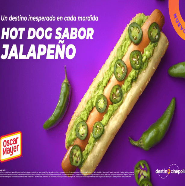 Hot Dog Cinépolis® Jalapeño