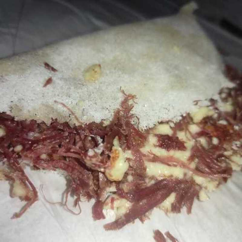 Tapioca de carne seca c / Queijo Tam 13 cm