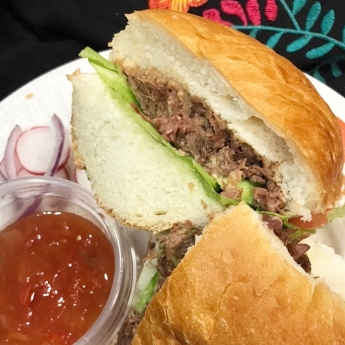 Torta de Barbacoa + Refresco
