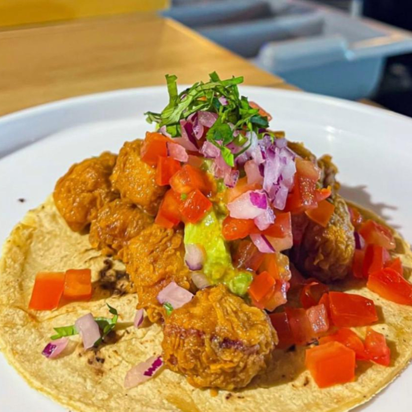 Taco de Chicharrón de Pescado