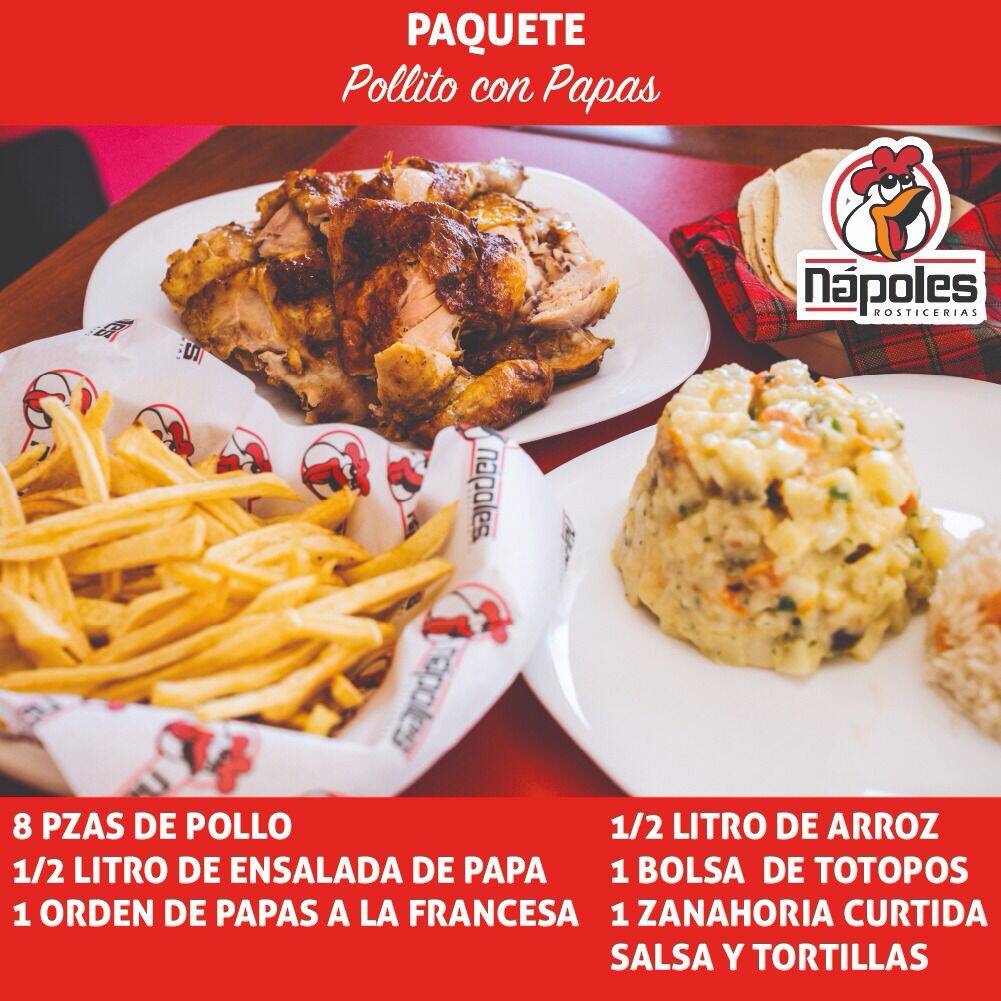 Pollito con Papas