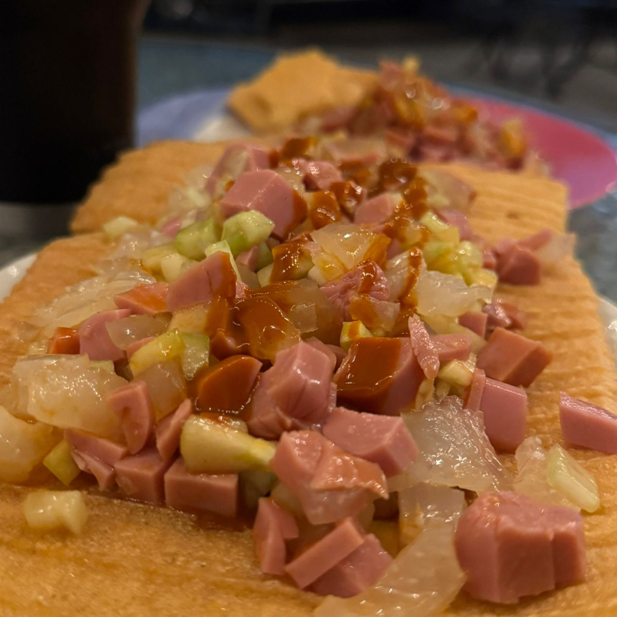 Duro Mixto con Salchicha y Cuerito, Jit, Ceb, Pepi