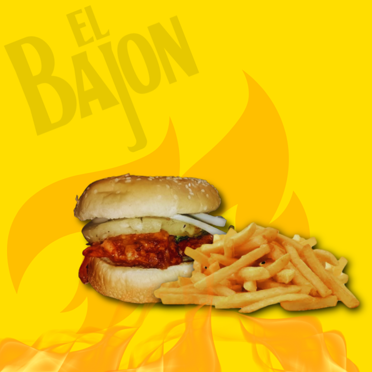 UNAS DE TROMPO - HAMBURGUESA DE PASTOR