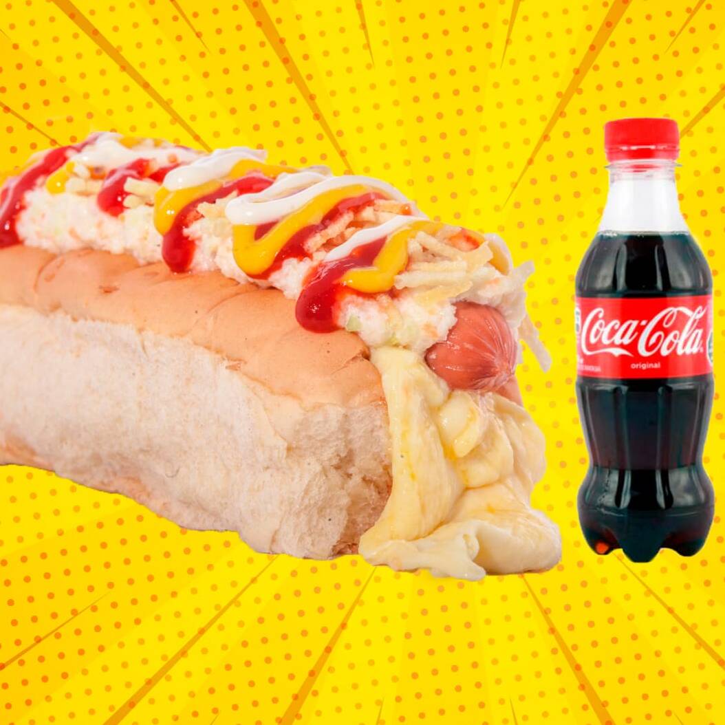 Combo Perro Grande + Coca Cola 250