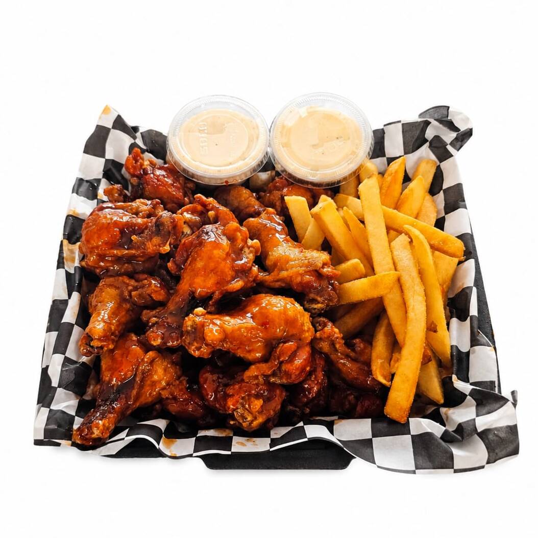 20 Alitas+papas