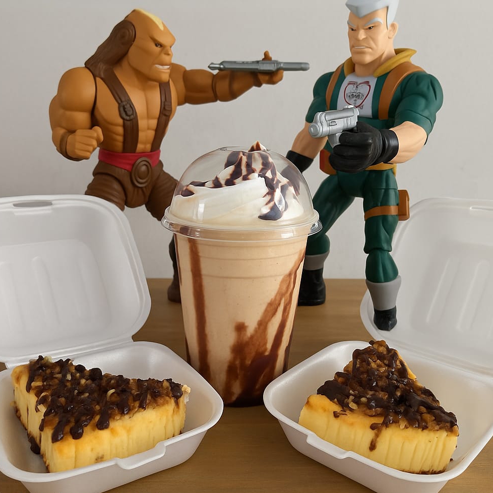 Frappé Capuchino + Rebanada Chessecake Tortuga
