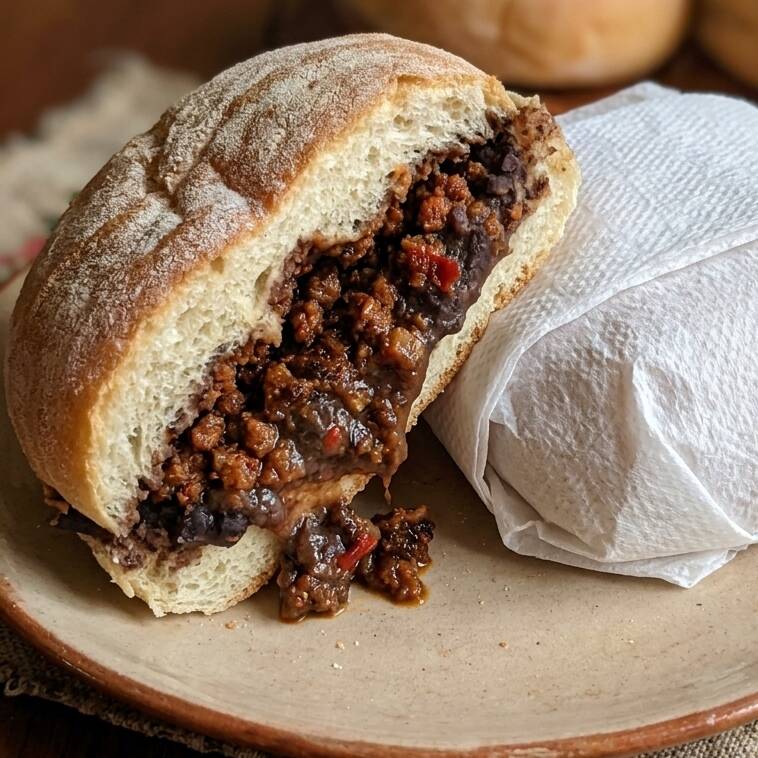 Pambacito de Frijoles Refritos con Chorizo