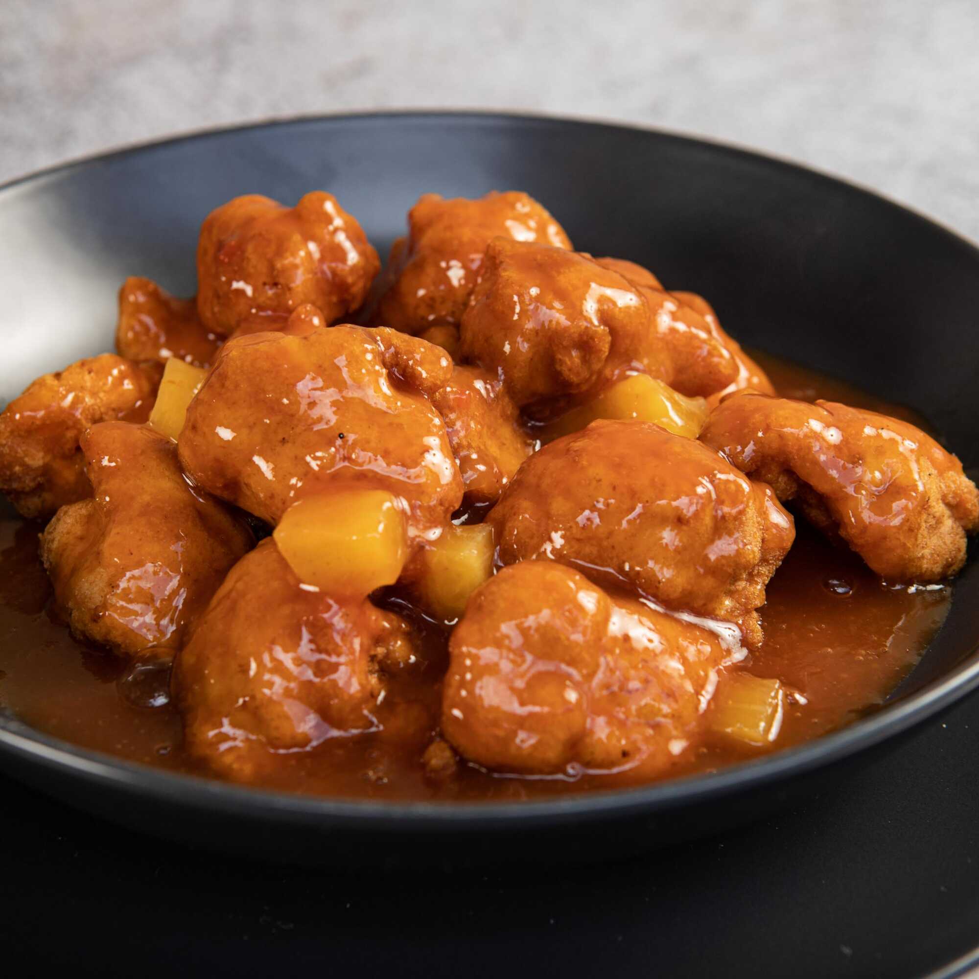 1/2 Camaron en salsa agridulce 2 pers.