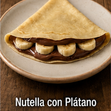 Crepa de NUTELLA con plátano