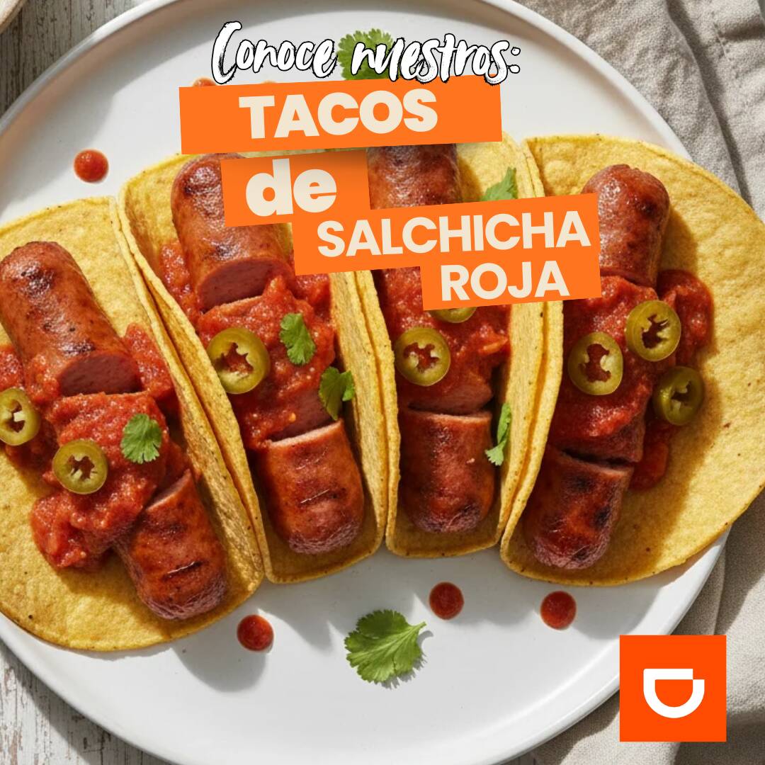 Tacos de Salchicha Roja