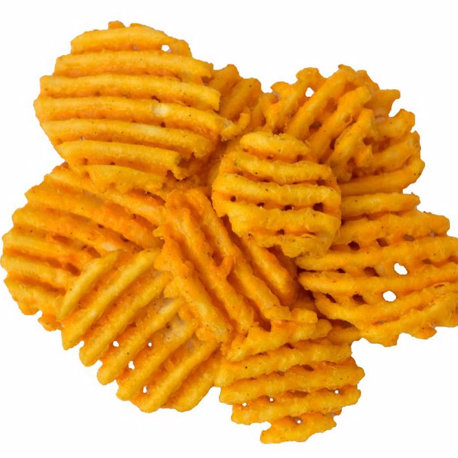 Papas Crisscut con Queso y Tocino