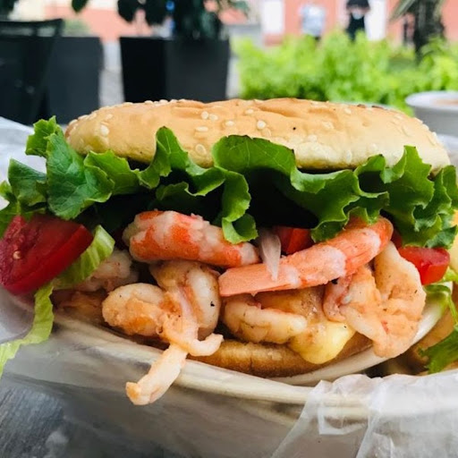 Hamburguesa de camarón