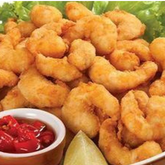 CAMARÃO MEDIO EMPANADO NA FARINHA PANCO FRITO, PORÇÃO DE 400G