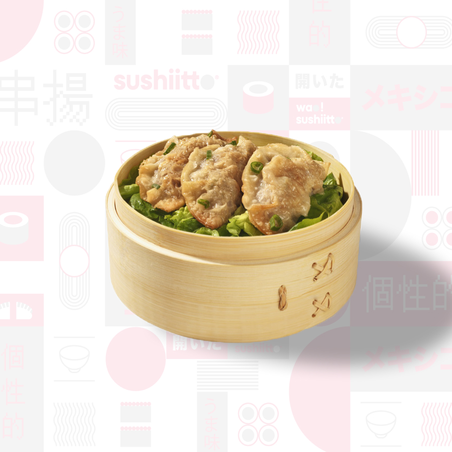 Gyozas de queso