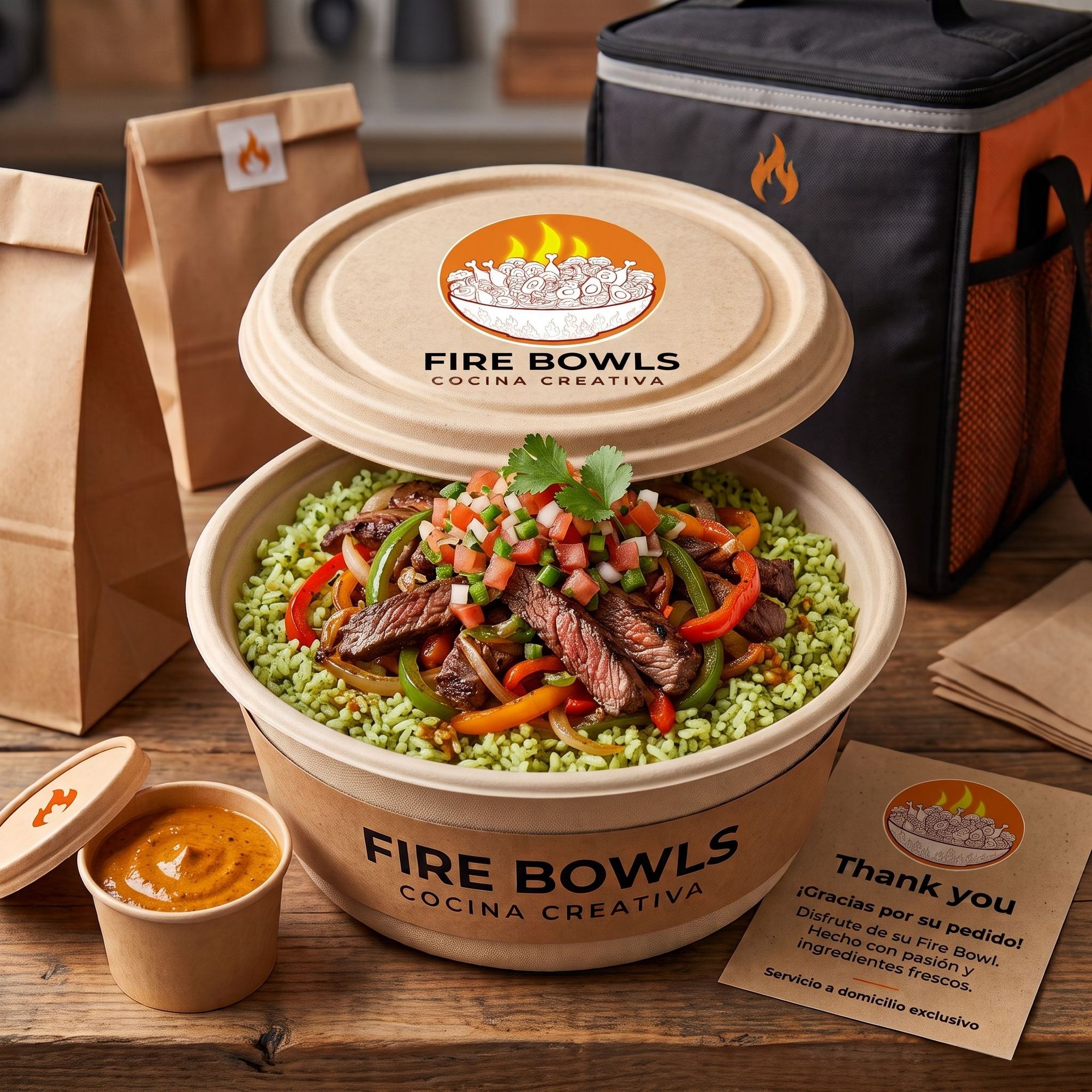 Fajita Fire Bowl