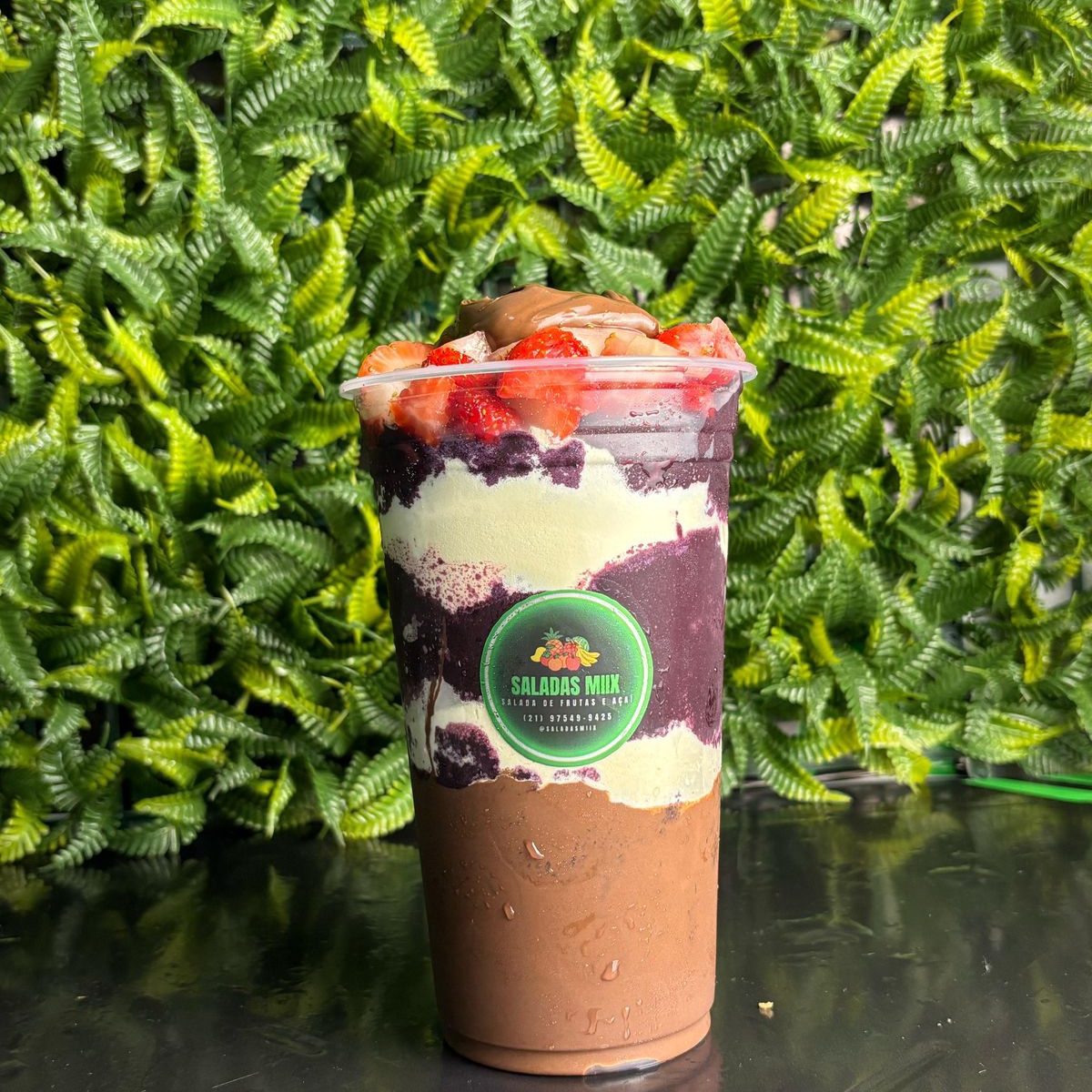 6 ADICIONAIS+ NUTELLA + CREME DE NINHO + 1 FRUTA