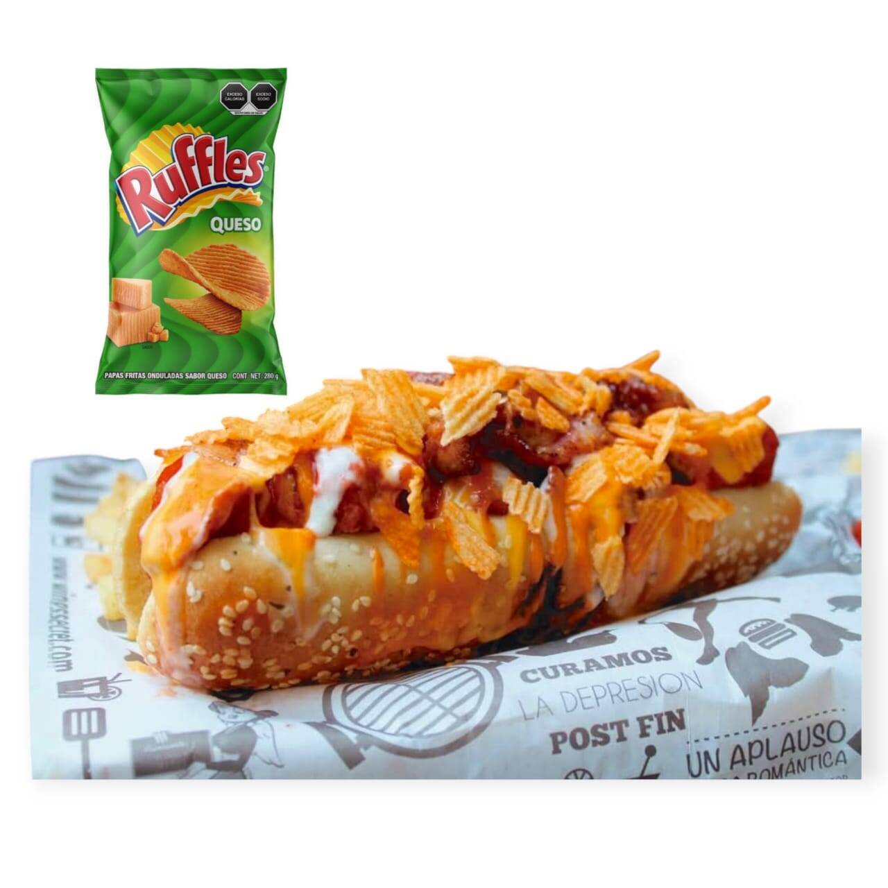 Hot Dog Jumbo Ruffles