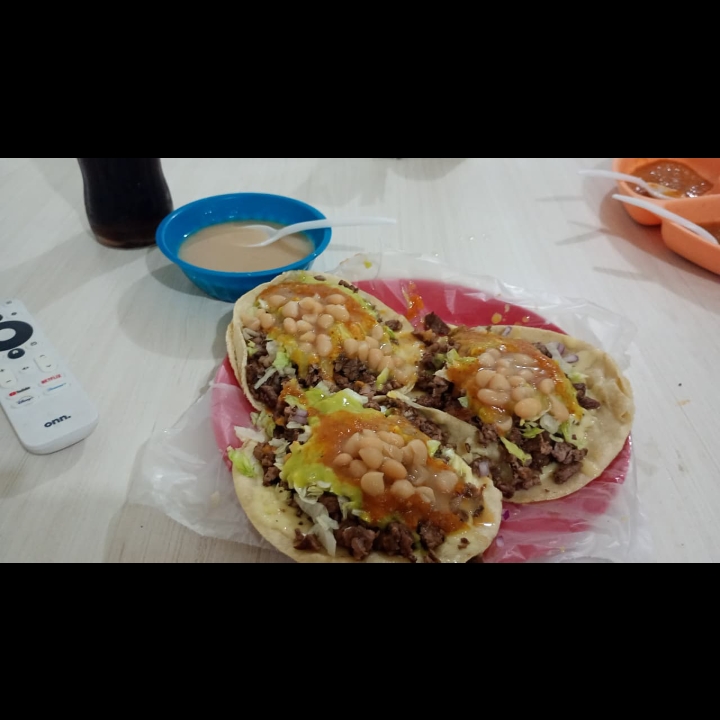 3 Tacos De Carne Adobada