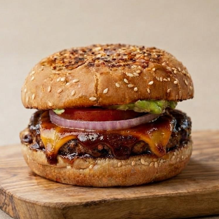 Hamburguesa bbq