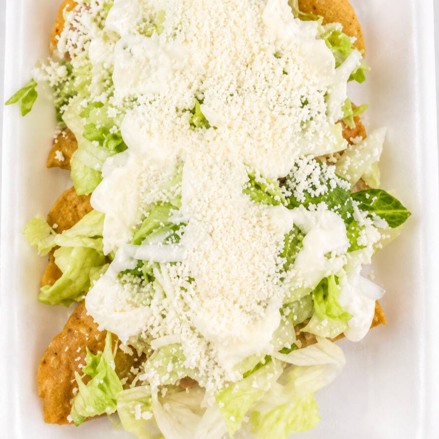 Orden de Tacos Dorados de Papa