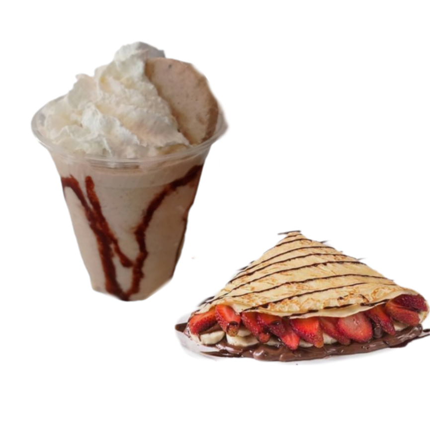 Frappé Mazapán+ Creppa