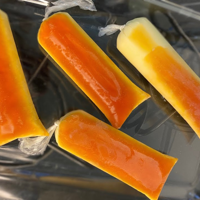 Chopp de pudim , com 150 ml.