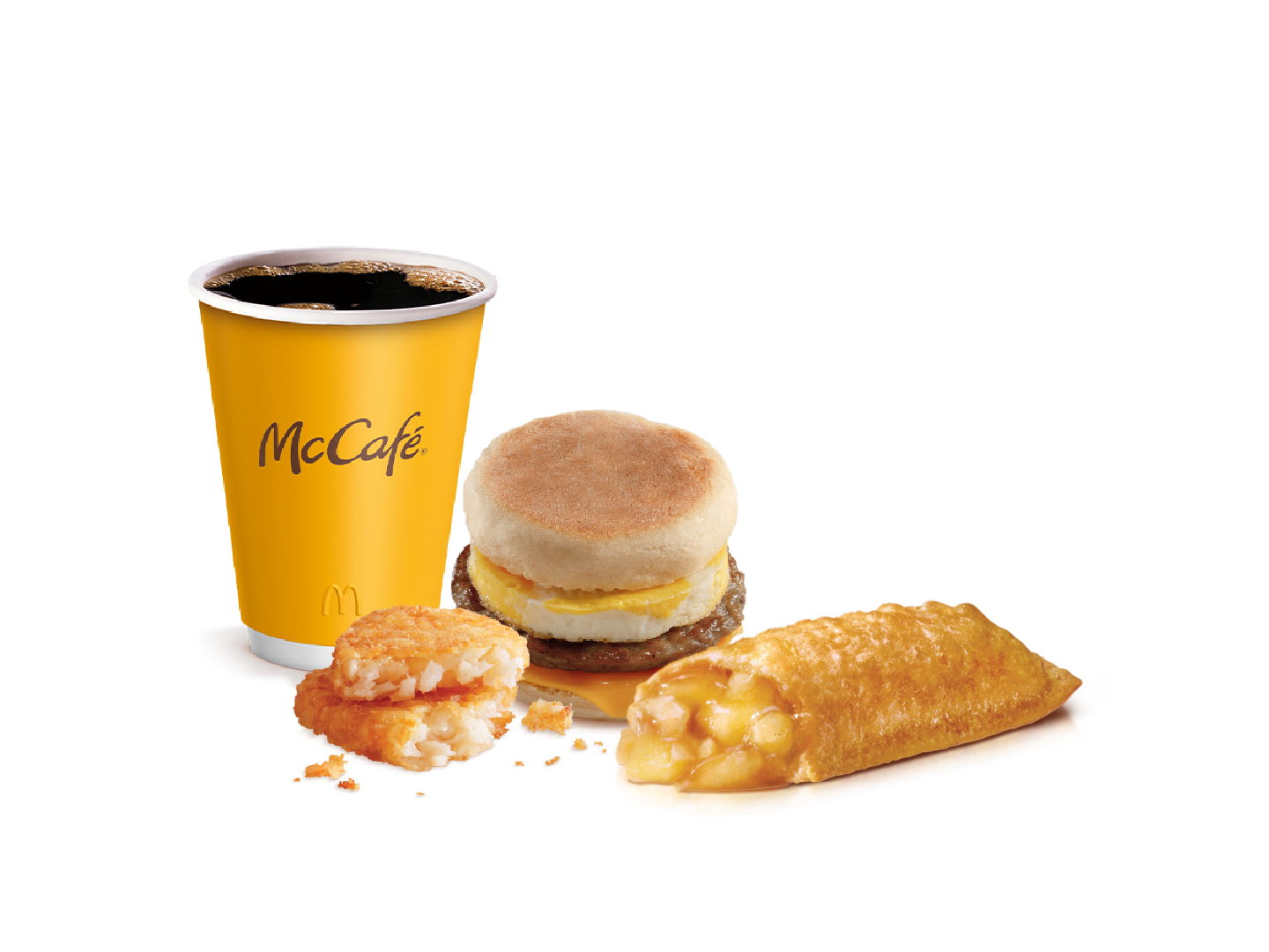 McCombo® Muffin Salchicha Huevo y Pastel de Manzana