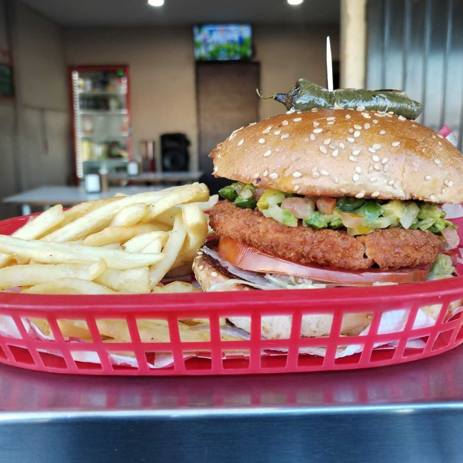 Hamburguesa de pollo