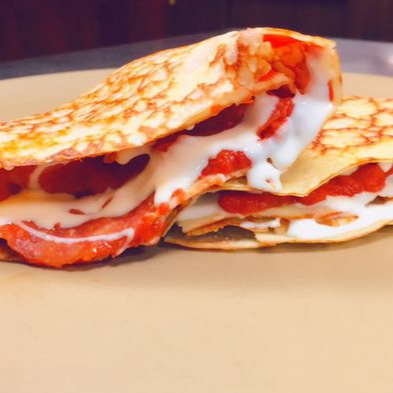 Crepizza Champiñón.