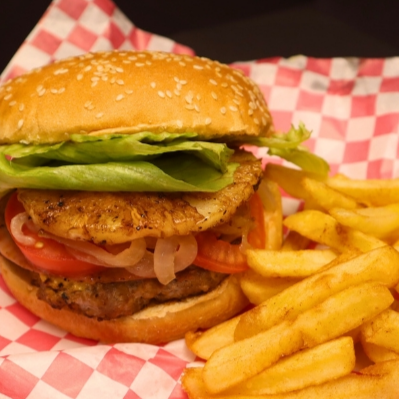 Hamburguesa Hawaiana