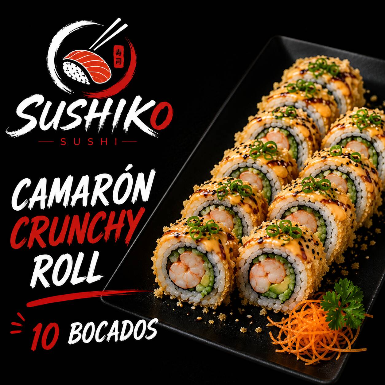 Camarón Crunchy Roll