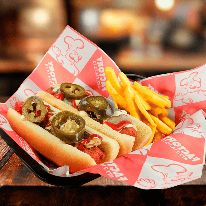 Hot Dogs Con Papas