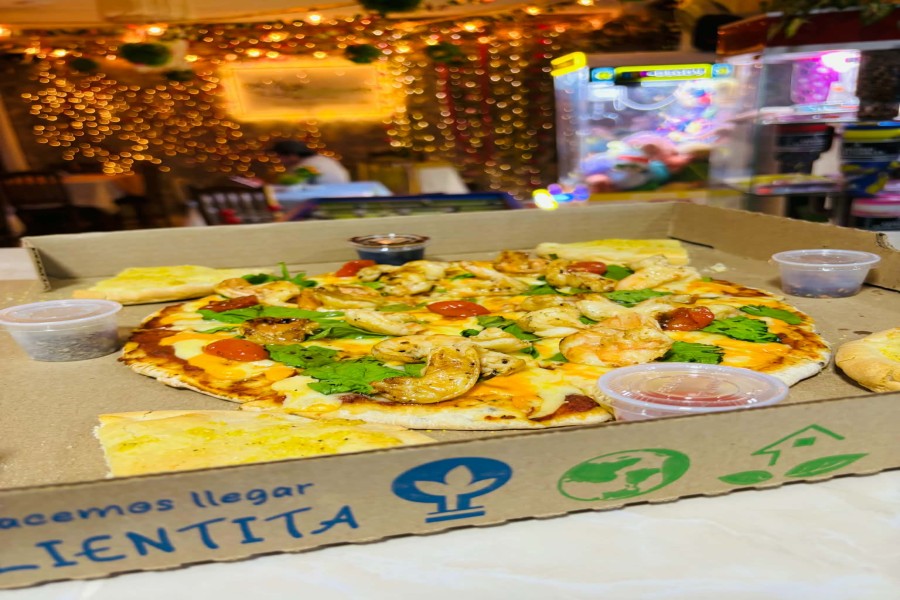 PIZZA JUMBO CAMARONES