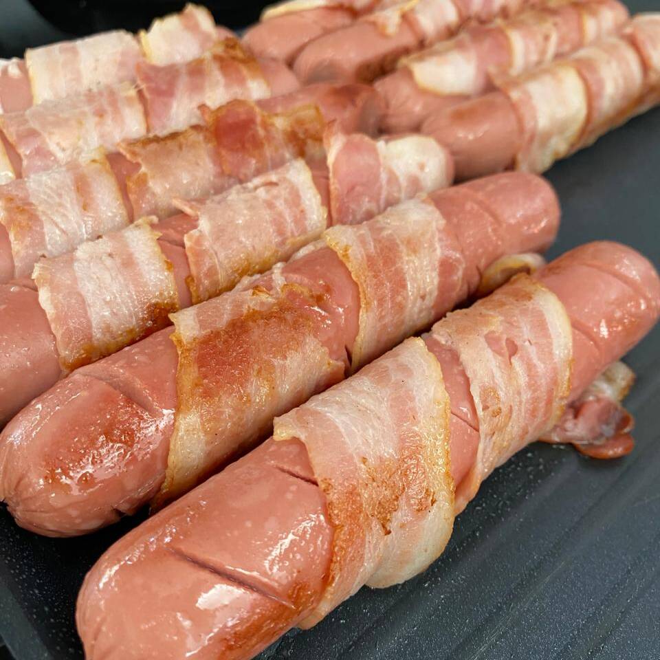 Salchicha con Tocino