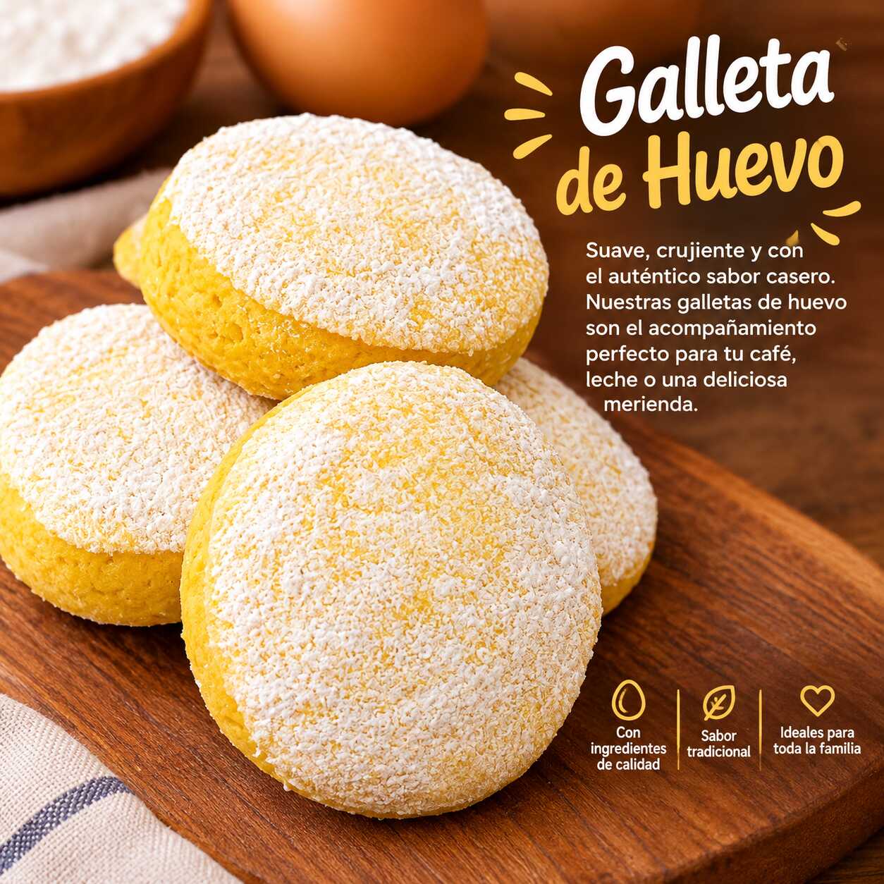 Galleta Huevo ud