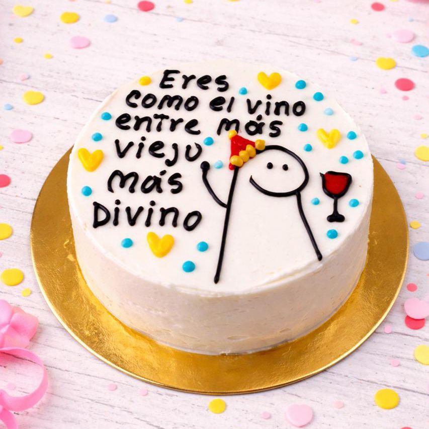 Mini Cake Eres Como EL Vino