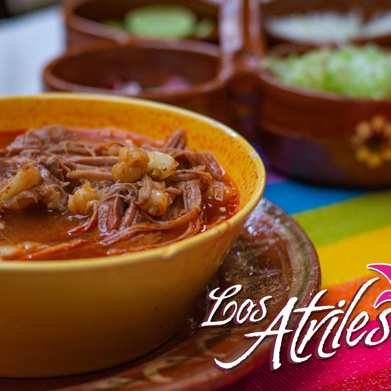 Pozole Rojo de Puerco Litro