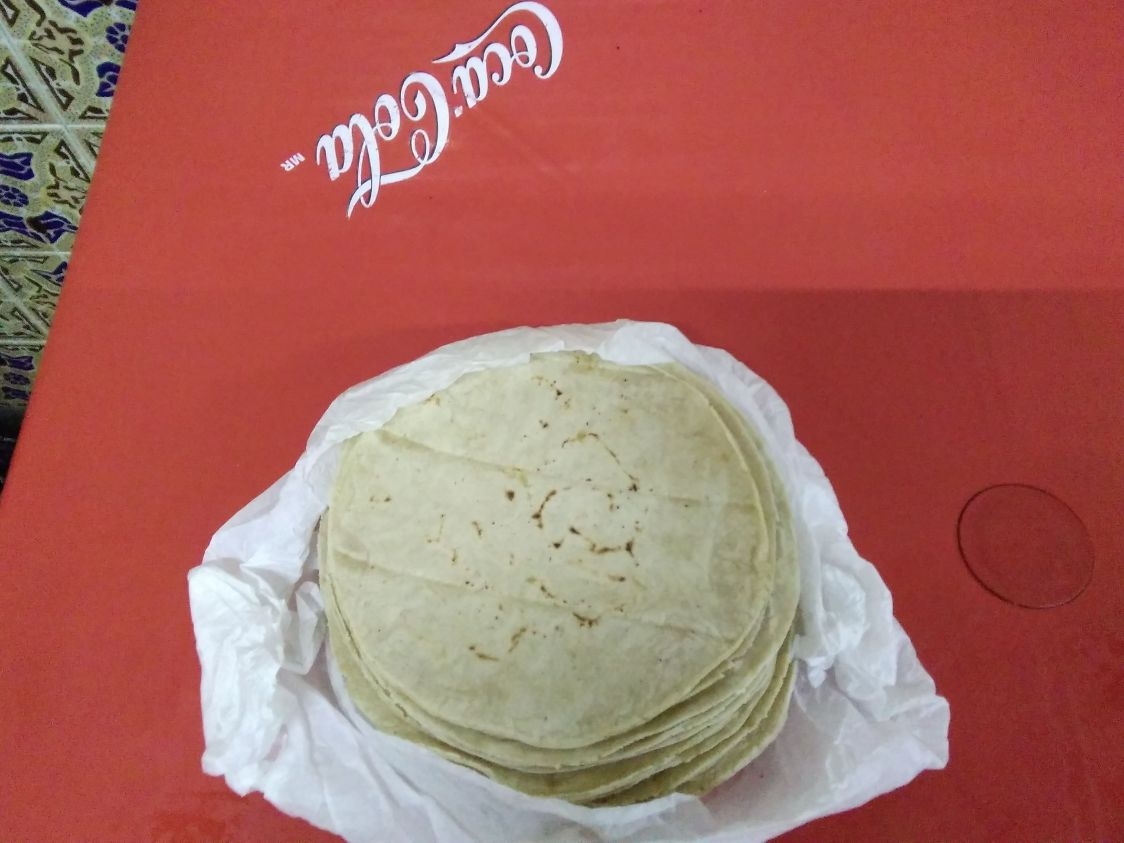 Tortillas Hecho de Tortilleria no a Mano