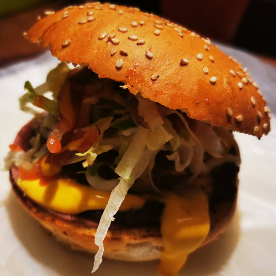Hamburguesa Cheddar Bacon